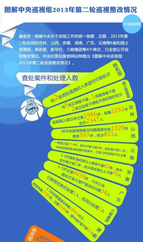 中央巡视组2013年第二轮巡视整改情况解读