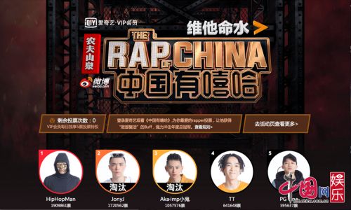 《中国有嘻哈》强势霸屏 "爆款"综艺成热点担当