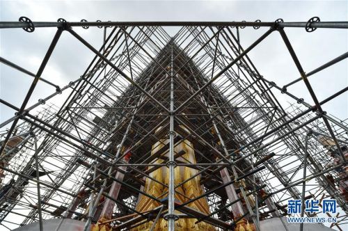 探访泰国国王普密蓬遗体火化台 国王葬礼于10