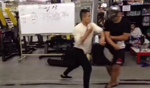 徐晓冬碾压暴揍咏春拳师丁浩视频 仅一回合TK