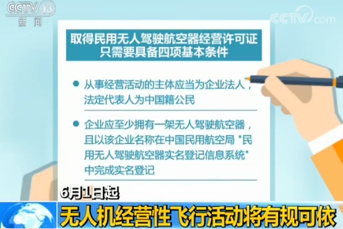 6月1日起实施！无人机经营性飞行活动将有规可依