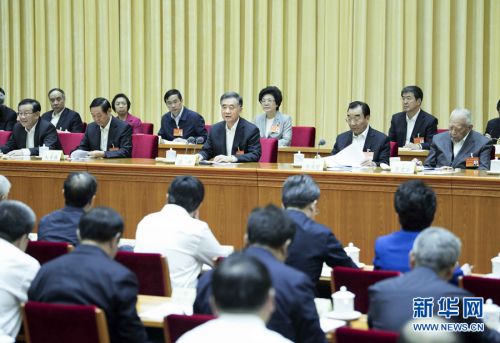 9月29日至30日，全国政协在北京召开习近平总书记关于加强和改进人民政协工作的重要思想理论研讨会。中共中央政治局常委、全国政协主席汪洋出席会议并讲话。新华社记者 李涛 摄
