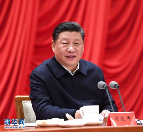 1月21日，省部级主要领导干部坚持底线思维着力防范化解重大风险专题研讨班在中央党校开班。中共中央总书记、国家主席、中央军委主席习近平在开班式上发表重要讲话。　新华社记者 饶爱民 摄