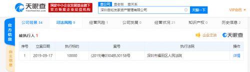 “自如”运营公司被法院列为被执行人 左晖间接持股 94.6%
