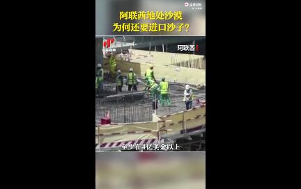 迪拜每年花至少4亿美元进口沙子 阿联酋地处沙漠为何还要进口沙子？