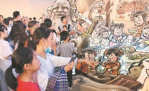 泉州艺术家弘扬海丝文化 10米长卷绘就古泉州港盛况