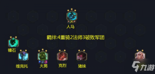 云顶之弈s5铁王八重骑法阵容搭配-s5云顶重甲骑士法阵容玩法推荐