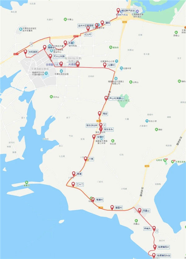 平潭：7月15日起，32路公交线路有调整