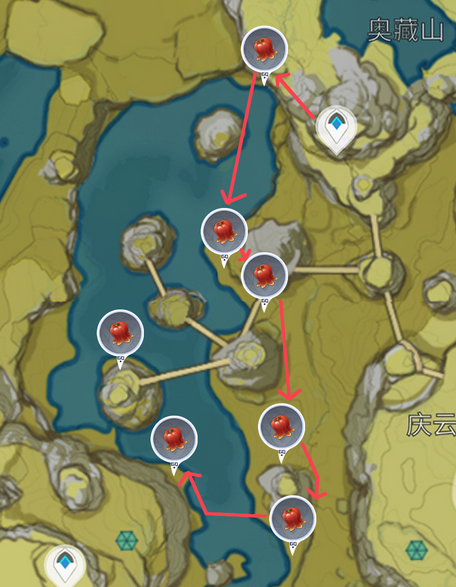 原神绝云椒椒采集点 原神绝云椒椒采集路线图