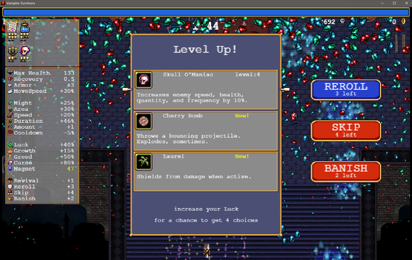 吸血鬼幸存者篮球骨头怎么出?吸血鬼幸存者玄学出篮球骨头方法