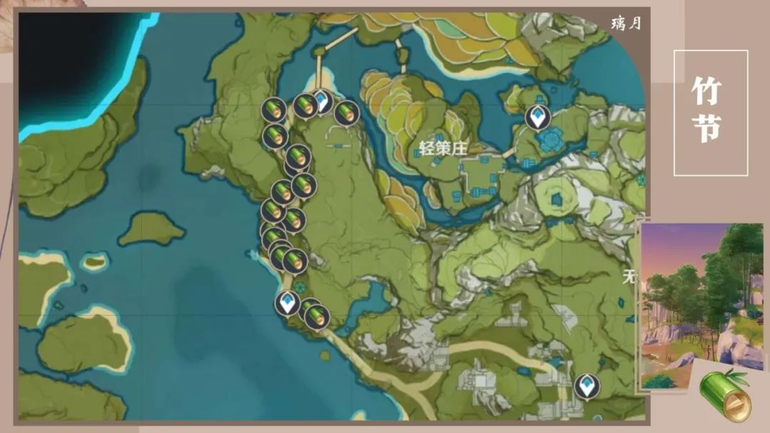 原神木材怎么采集?原神木材位置分布图采集路线推荐