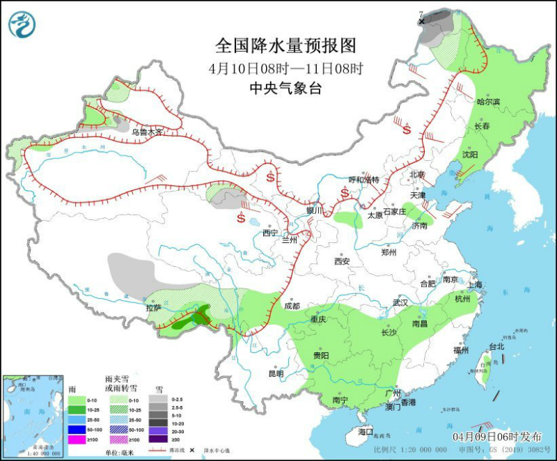 全国天气预报：北方将有大风沙尘 黑龙江等地有雨雪