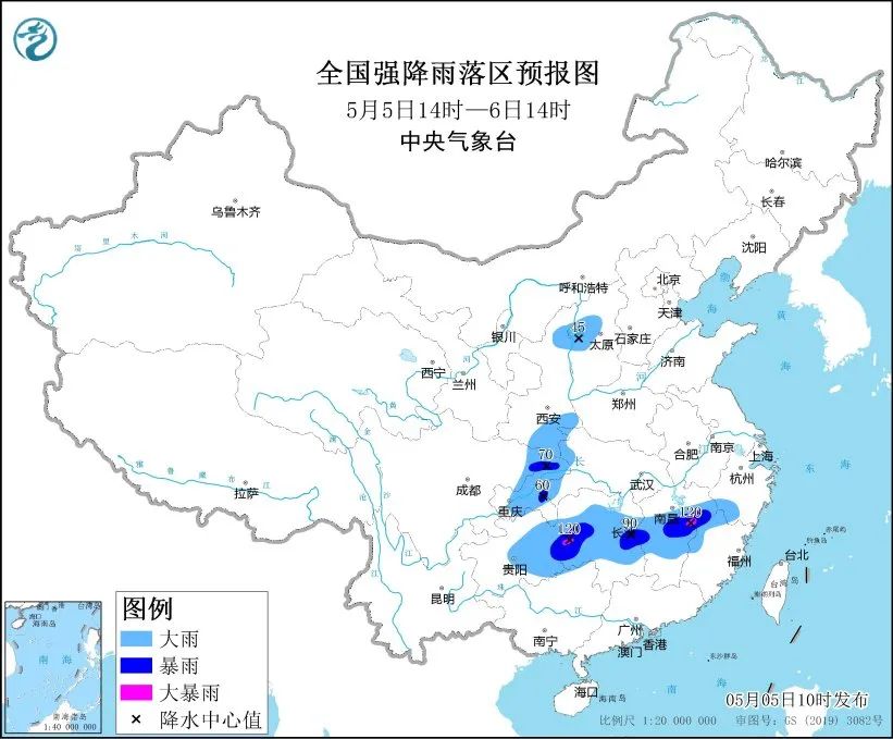 中央气象台再发双预警！小时雨强最大或超60毫米