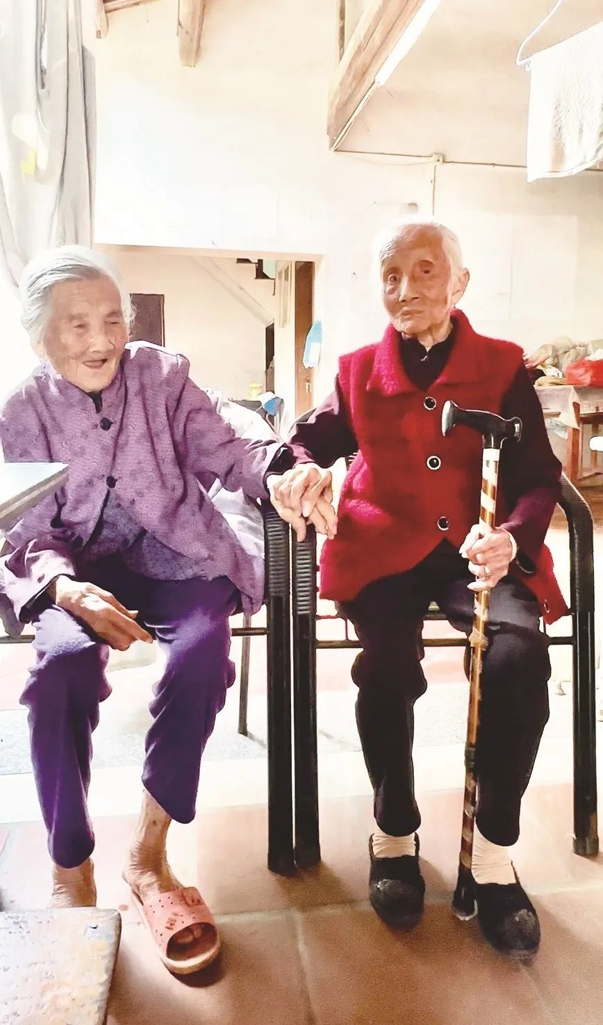 111岁泉港女寿星 长寿又能干
