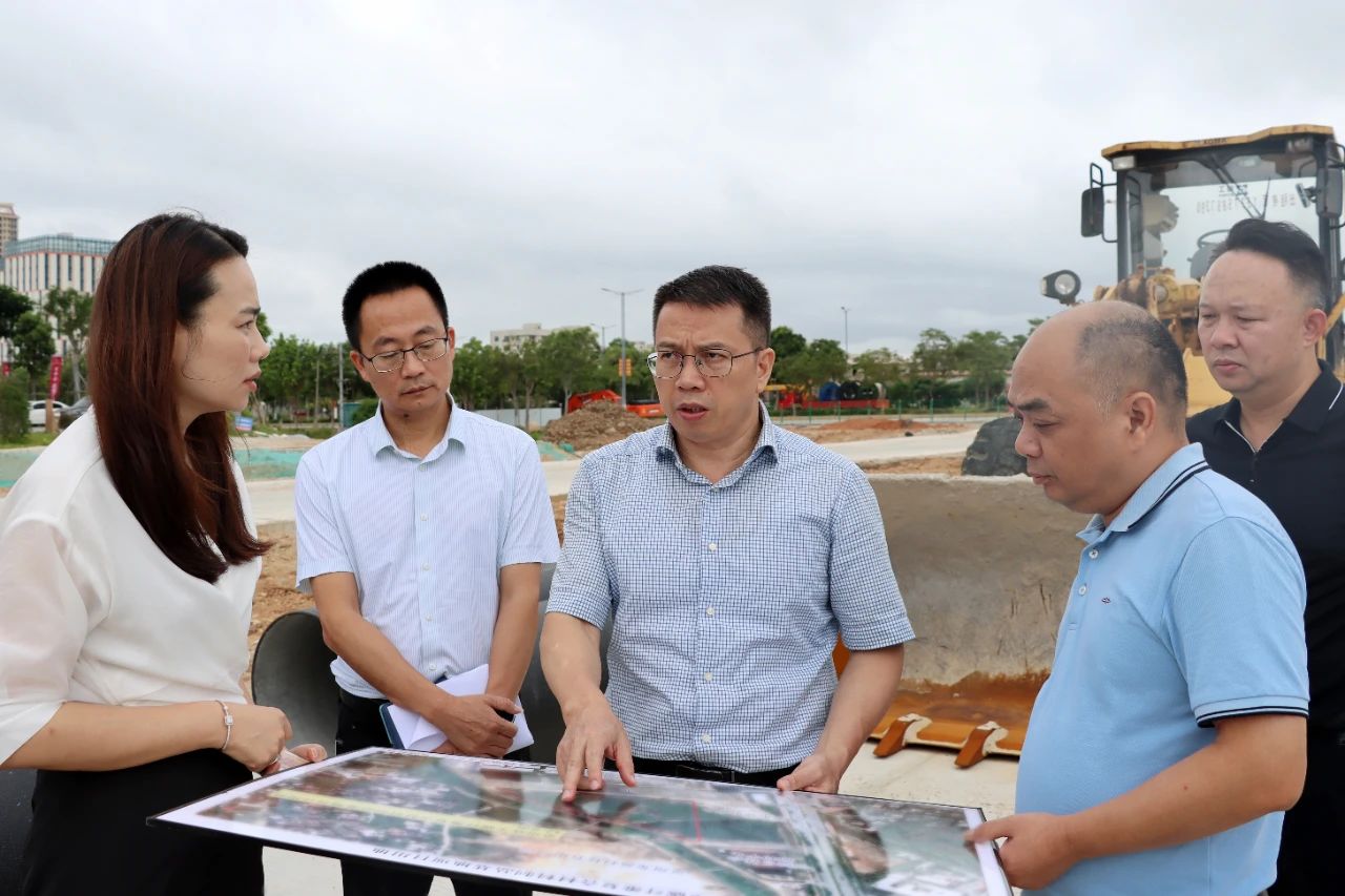 泉州台商投资区管委会主要领导调研项目建设