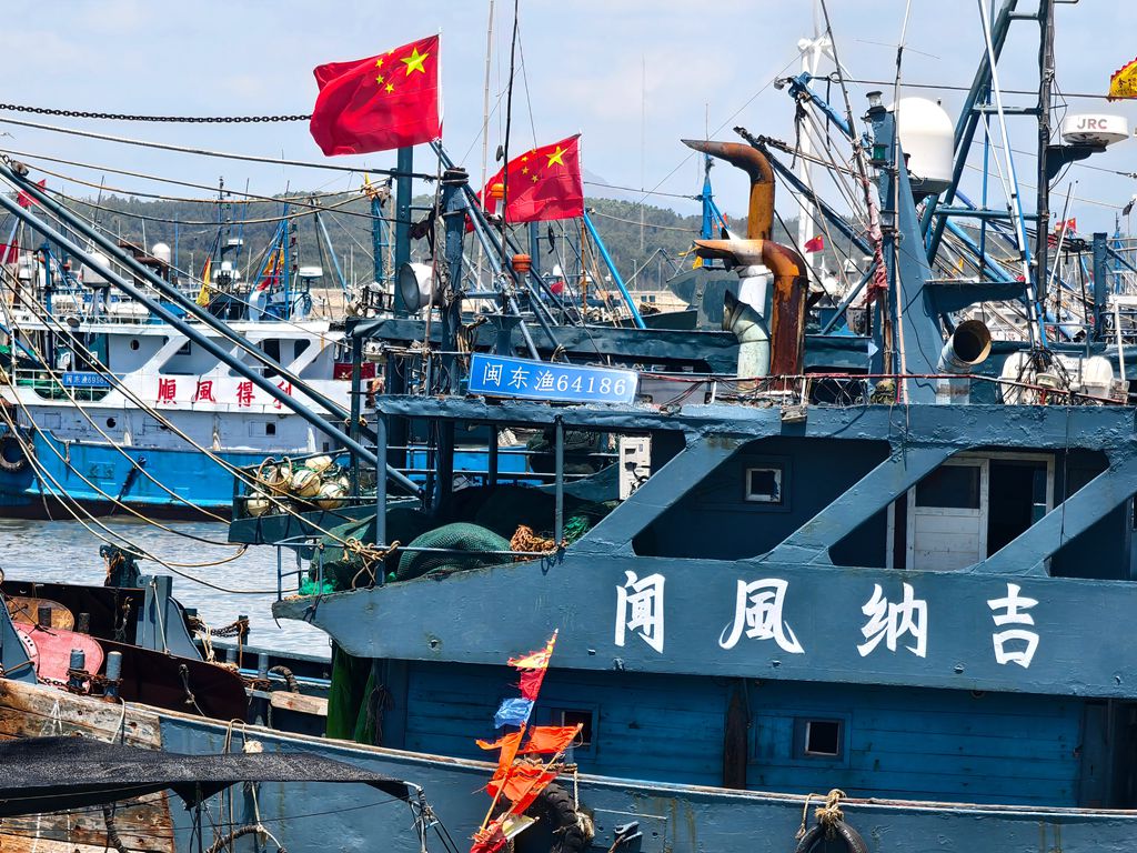 “福海扬帆 渔获满舱”东山县近千艘渔船借海扬帆