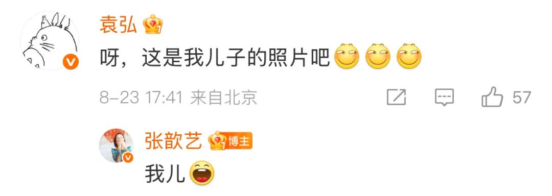 张歆艺晒袁弘儿时照为其庆生：我永远的小朋友