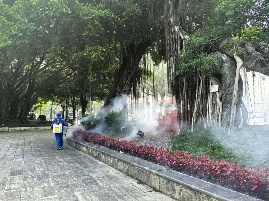 ​长泰：开展全域消杀 筑牢防控屏障