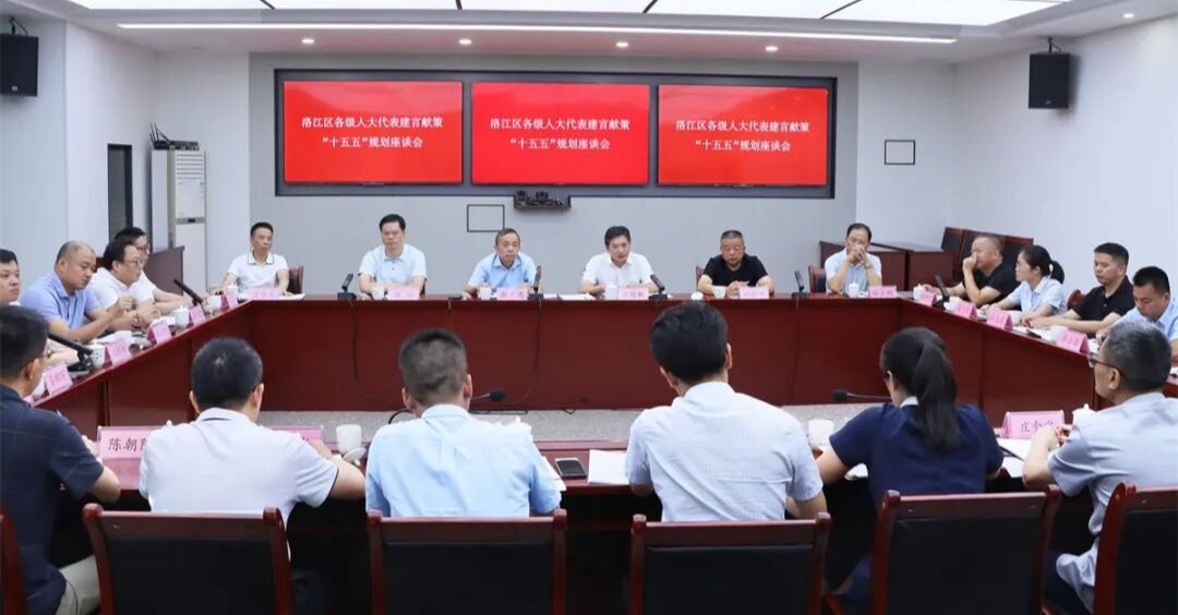 洛江区人大常委会召开人大代表建言献策“十五五”规划座谈会