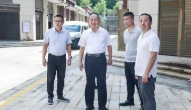 薌城區領導調研指導金安安置房交付工作