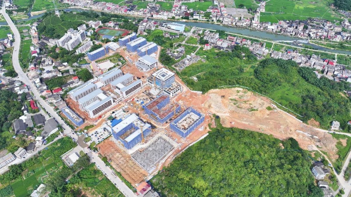永春：首批楼栋10月份投用 泉州技师学院新校区冲刺攻坚保交付