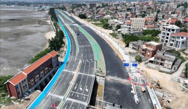 石狮这条主路建成了！