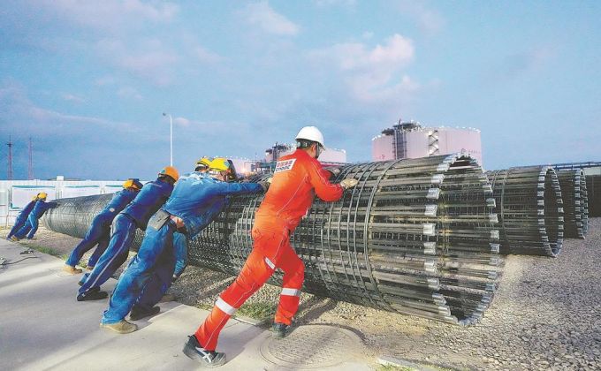 全省最大LNG儲罐建設(shè)穩(wěn)步推進