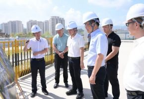 德化县县长吴志朴调研快速维权中心、省陶检中心和物流监管中心项目建设工作