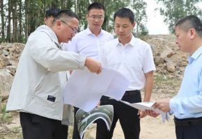 洛江區政府區長郭寧帶隊調研“兩山”實踐創新基地創建及洛陽江幸福河湖項目