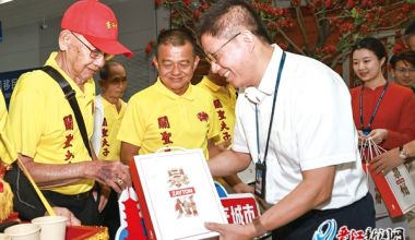 泉州晉江國際機場打造僑胞回鄉“黃金通道”