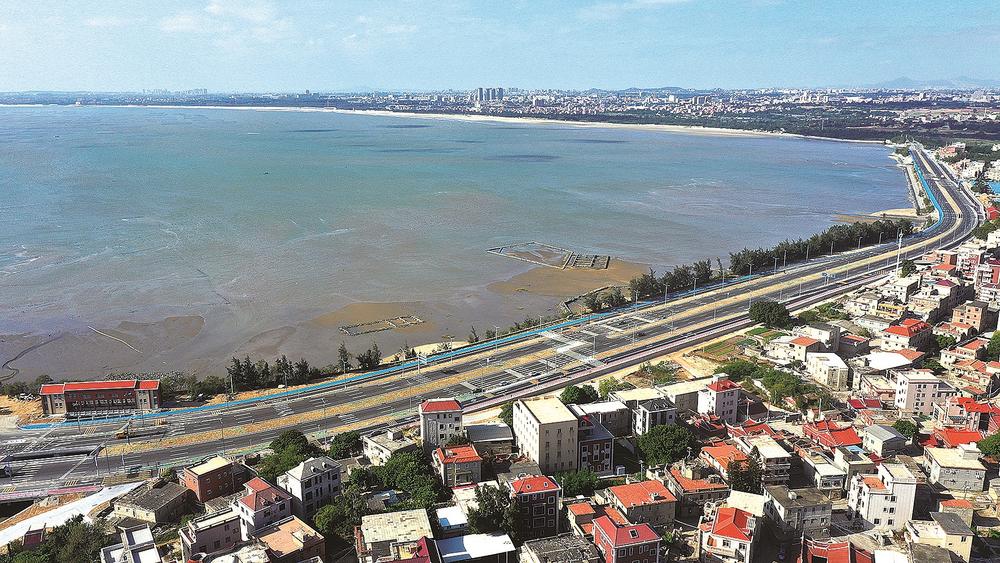 以路串景 石狮滨海“画廊”绽新颜