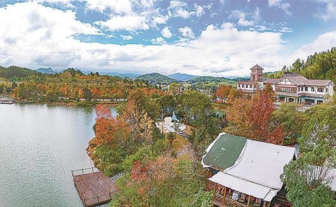 德化县九仙山景区进入枫叶最佳观赏期