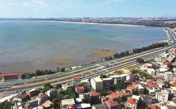 以路串景 石狮滨海“画廊”绽新颜