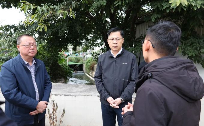 漳州高新区领导带队调研流域水质提升工作