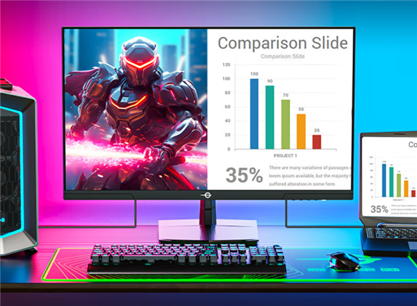 泰坦军团新款27寸显示器首发799元 支持HDR 500