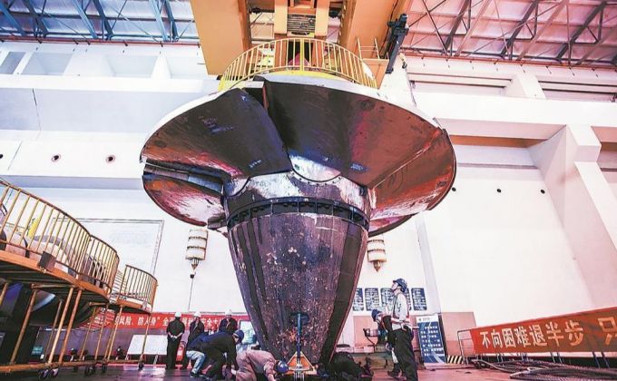 福建水口水电站5号机组大修