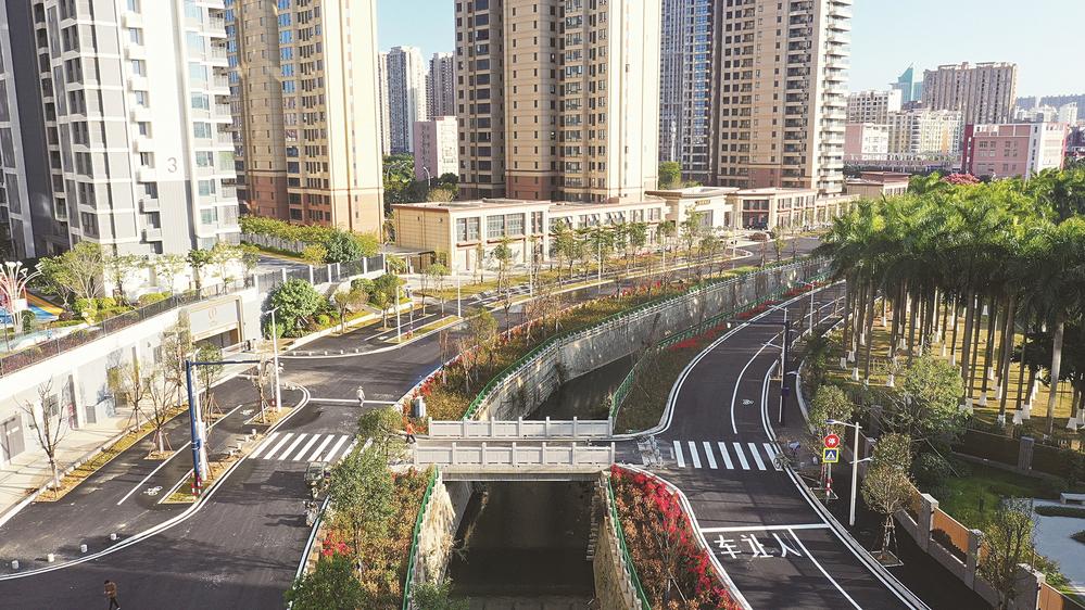 石狮龟湖溪（宋塘路—香江路）道路建成