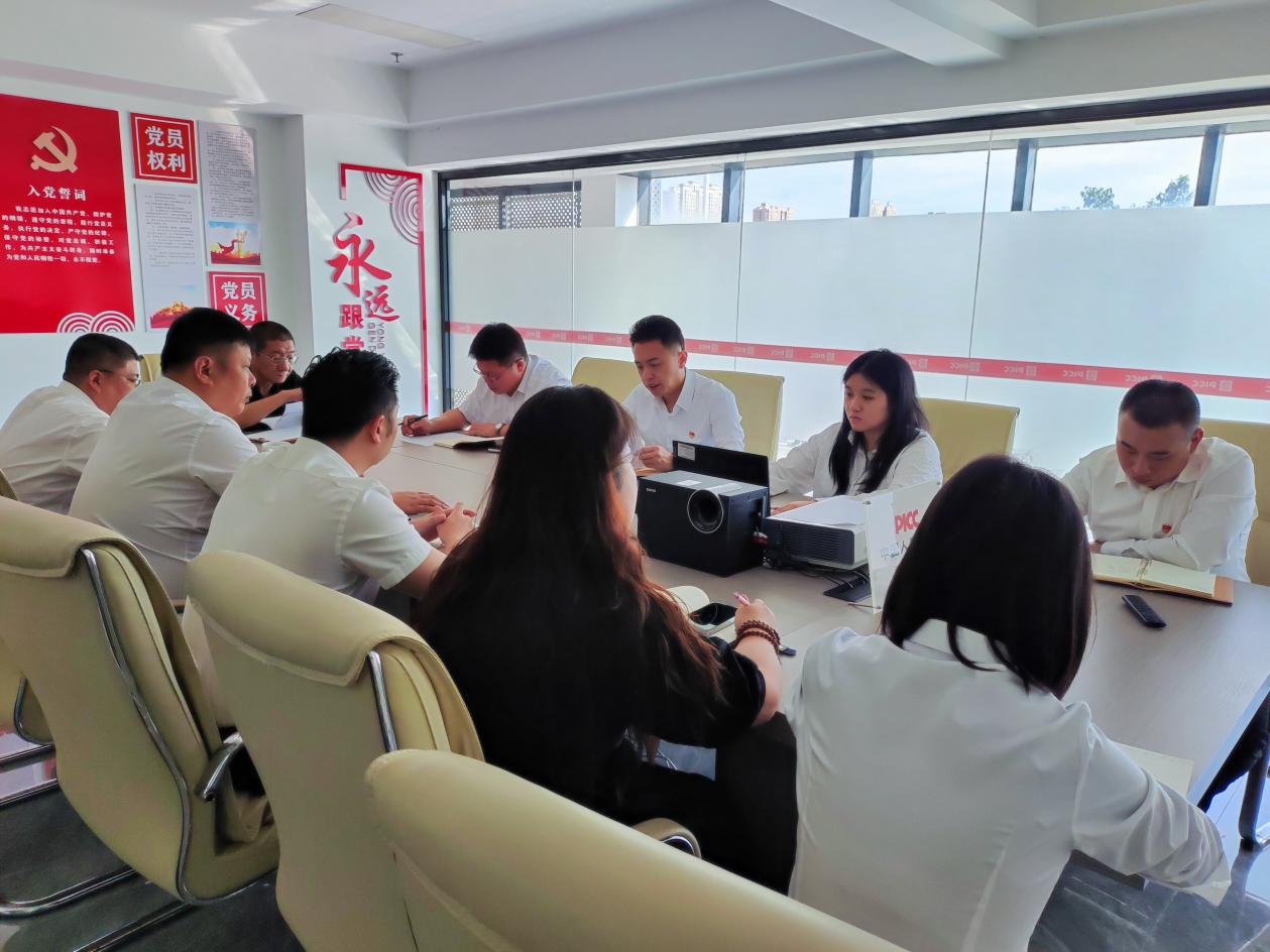 人保财险泉港支公司专题学习党的二十届四中全会精神