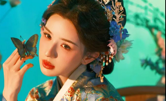 哈妮克孜古风大片冲上热搜 网友：哈妃回宫