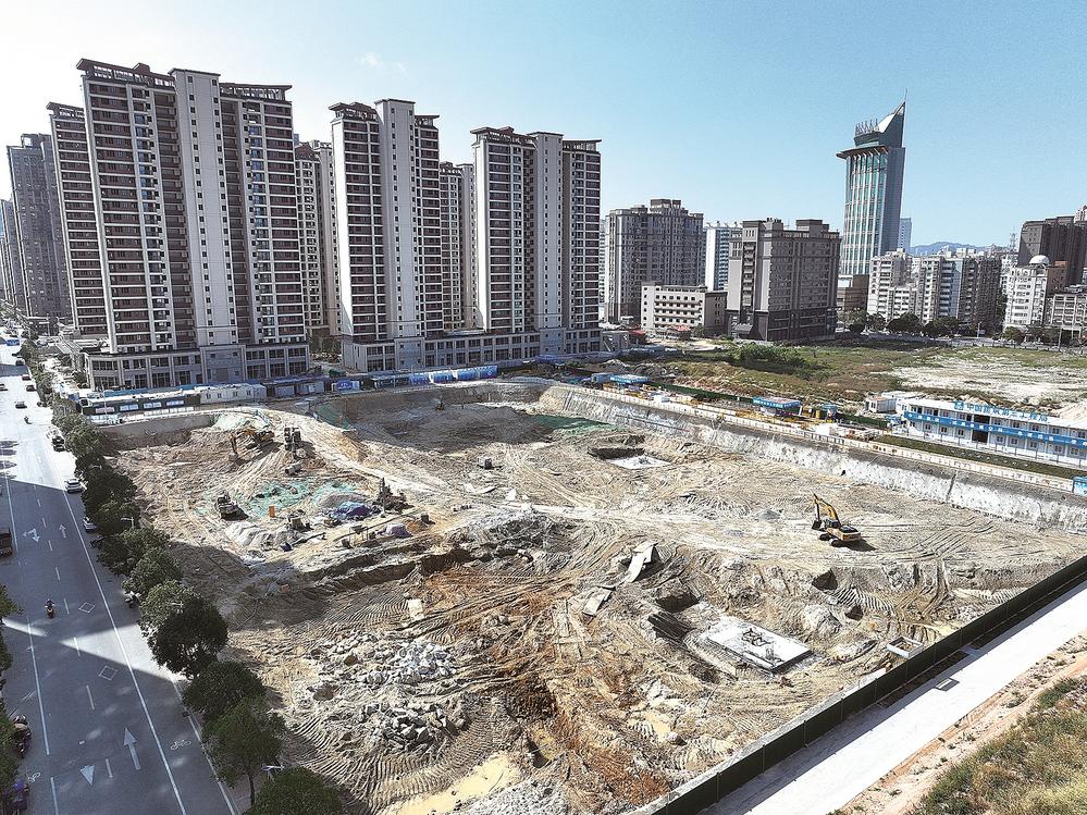 石狮前坑片区安置房开建 可提供412套住宅