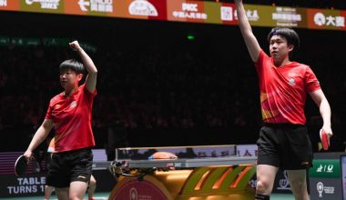 國乒大勝日本隊(duì) 實(shí)現(xiàn)混合團(tuán)體世界杯“三連冠”