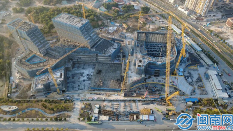 奋战四季度 | 泉州演艺剧场综合体项目冲刺主体结构封顶