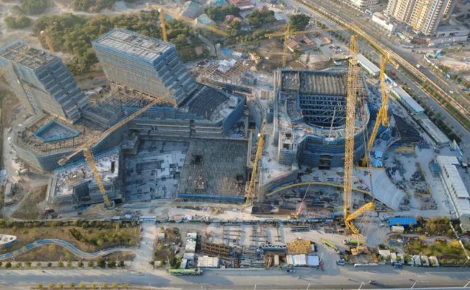 奋战四季度 | 泉州演艺剧场综合体项目冲刺主体结构封顶