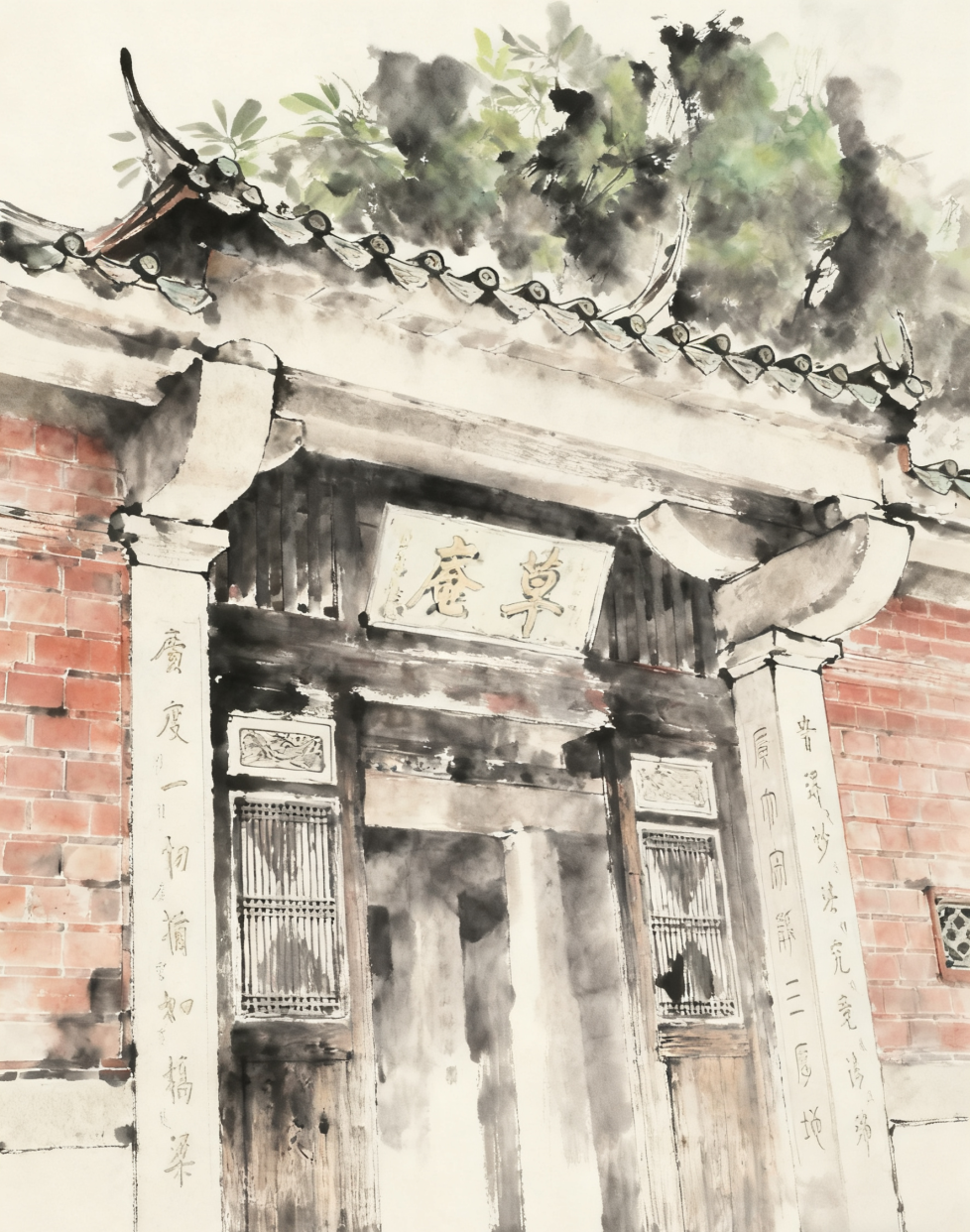 【五律】《草庵千年桧》庄灿煌