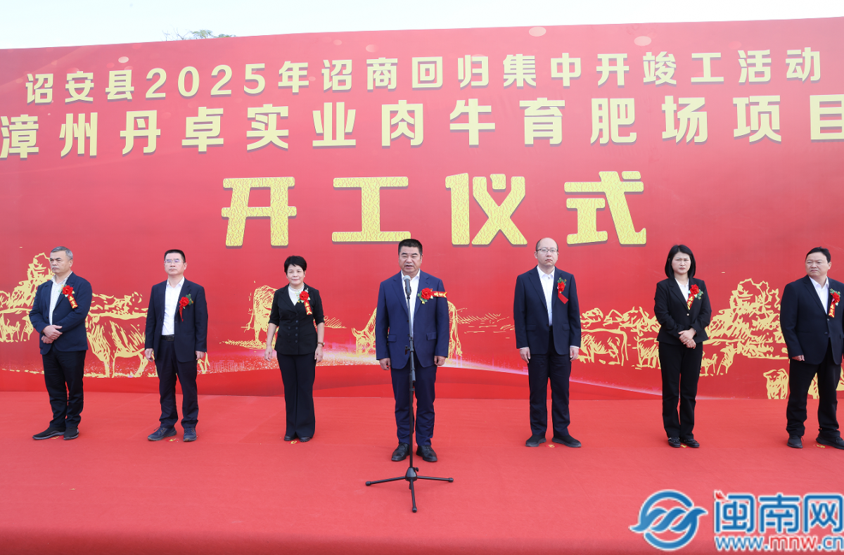 诏安县开展2025年诏商回归集中开竣工活动