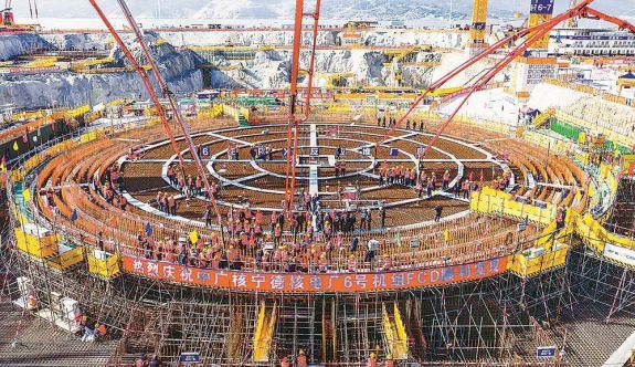 中廣核福建寧德核電站6號機組主體工程正式開工
