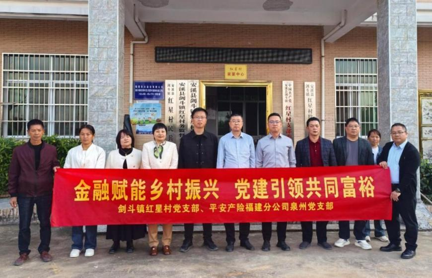 平安产险泉州中心支公司：党建共建暖民心，灯火照亮振兴路