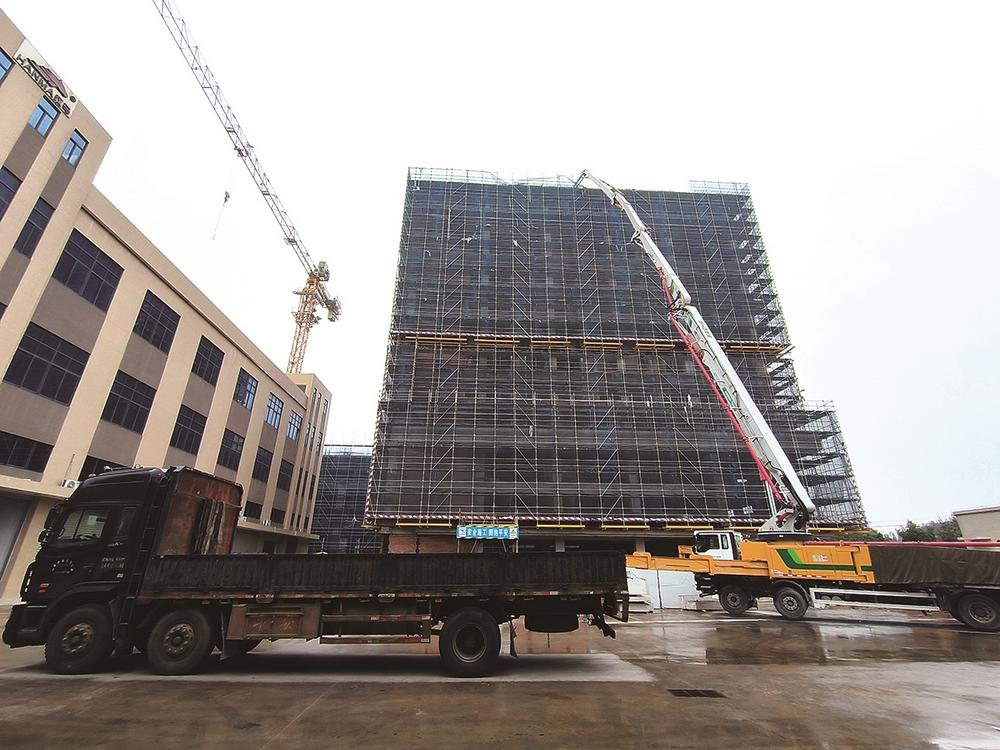 石狮高新区振富针纺机械厂房扩建项目稳步推进