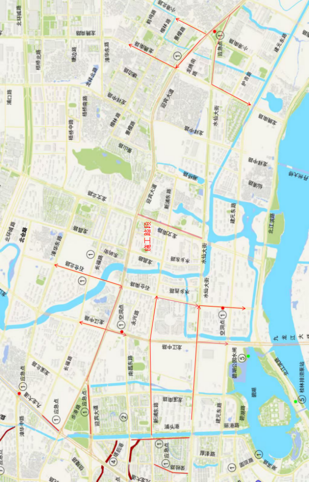 关于龙文南路（迎宾大道-水仙大街）道路升级改造工程施工交通管制的通告