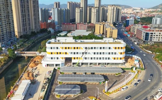 奋战四季度 | 泉州新能源汽贸城零碳驿站冲刺竣工 预计春节前投用